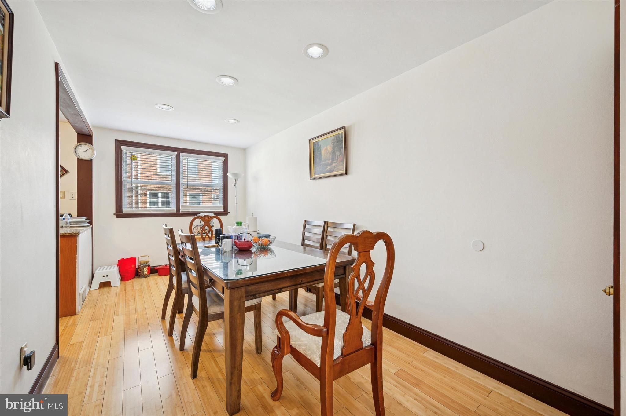 1813 Bergen Street Philadelphia, PA 19152 - Photo 5 of 15 a view of a dining room with furniture and a wooden floor