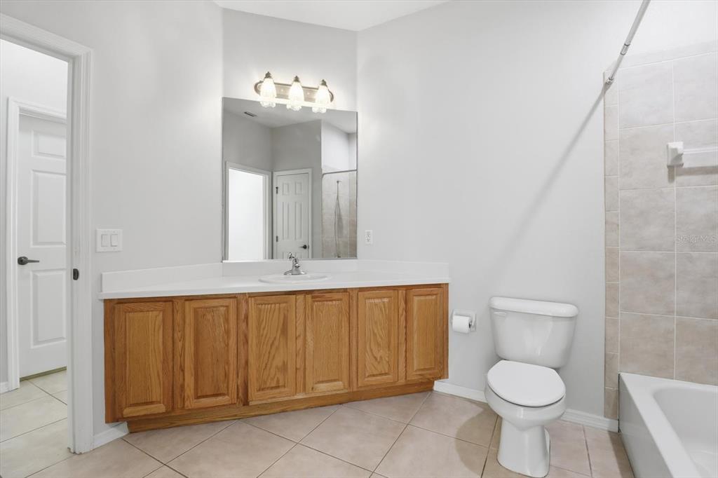 1196 West Diamond Shore Loop Hernando, FL 34442 - Photo 21 of 40 a bathroom with a toilet sink and mirror