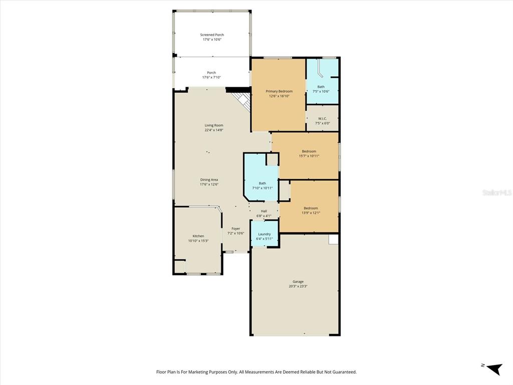 1196 West Diamond Shore Loop Hernando, FL 34442 - Photo 40 of 40 a picture of a floor plan