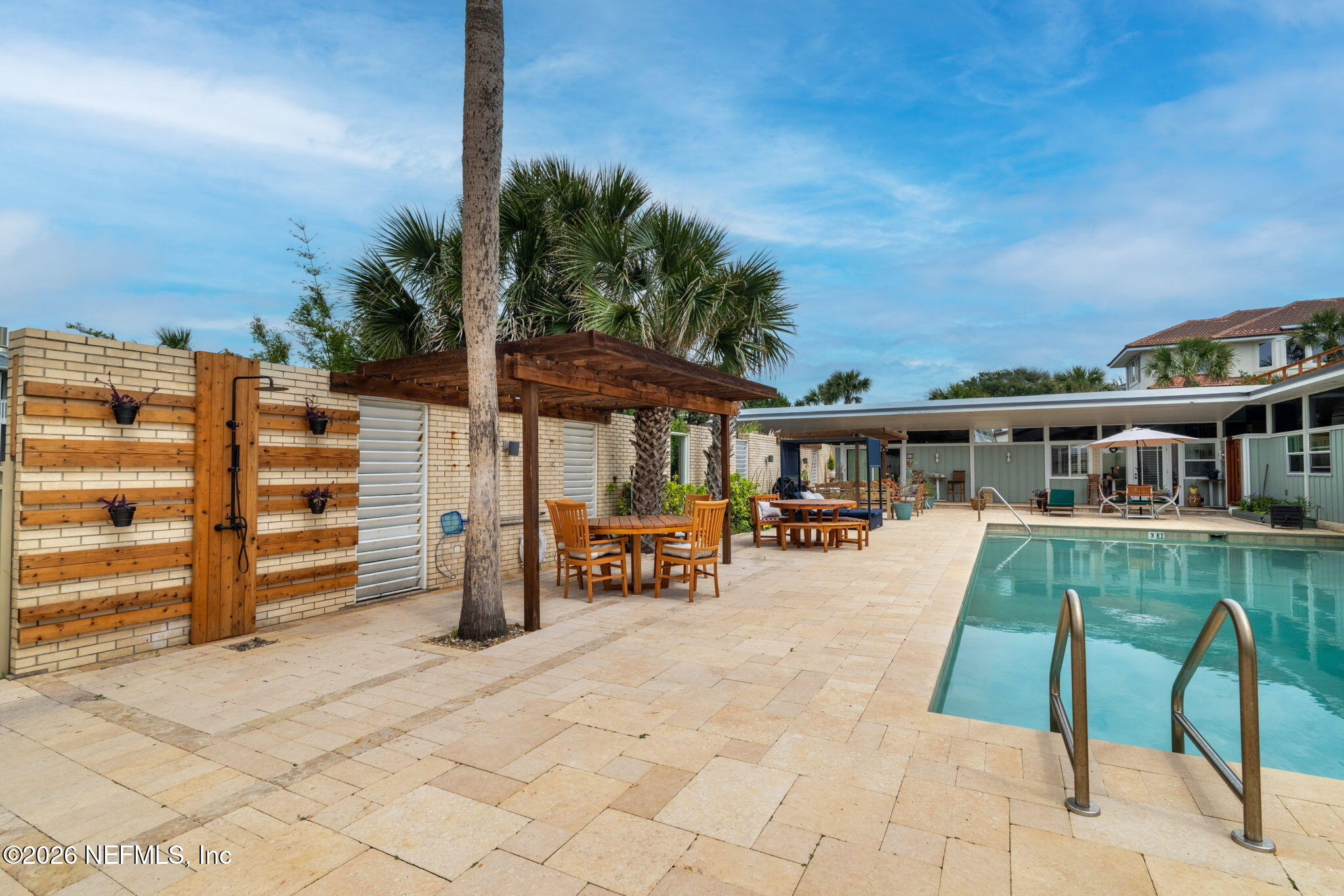 2337 Seminole Road, Unit B Atlantic Beach, FL 32233 - Photo 15 of 24 Pool west end facing north