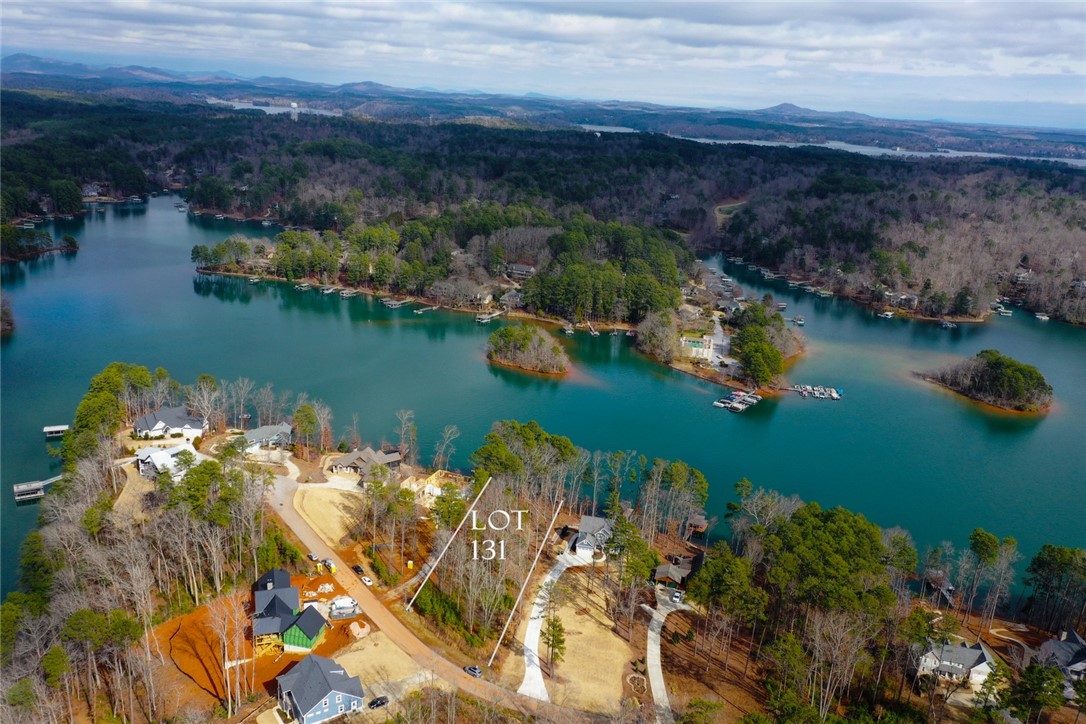 Lot 131 Harbor Point Seneca, SC 29672 - Photo 2 of 48 This aerial view showcases a desirable lot within a vibrant waterfront community.