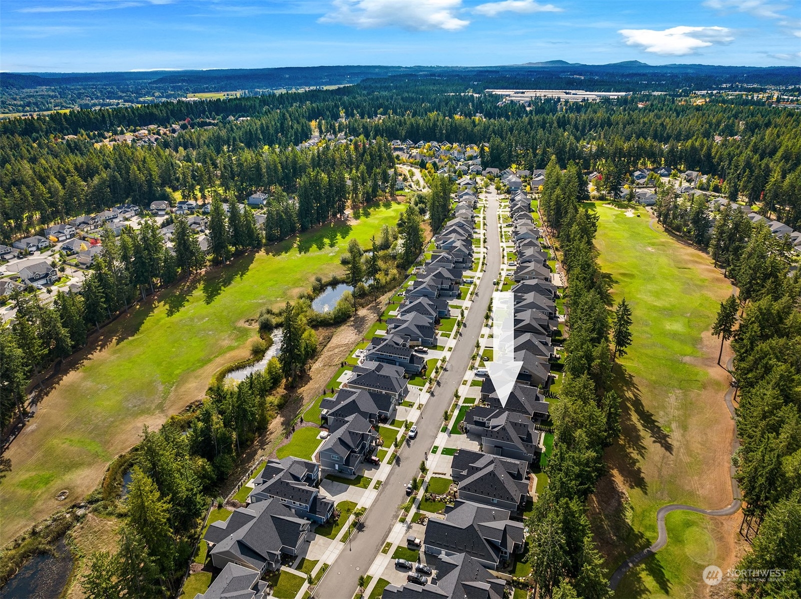 4331 Caddyshack Drive Northeast Lacey, WA 98516 - Photo 33 of 34 a view of a city and lake view