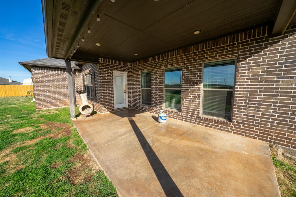 132 Addie Way Tuscola, TX 79562 - Photo 32 of 37 a view of a house with backyard and porch