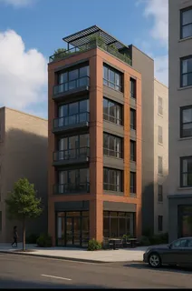 a front view of residential building