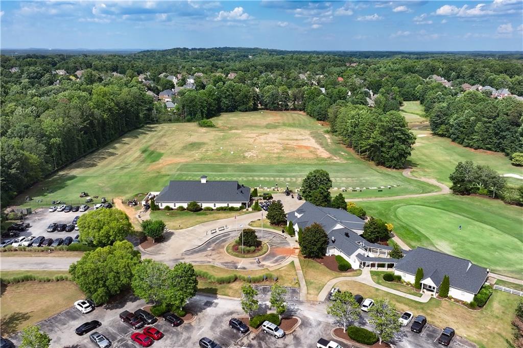 964 Fairview Club Circle Dacula, GA 30019 - Photo 45 of 47 an aerial view of a house with a yard