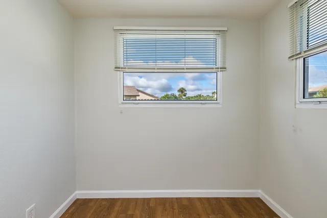 a view of wooden floor