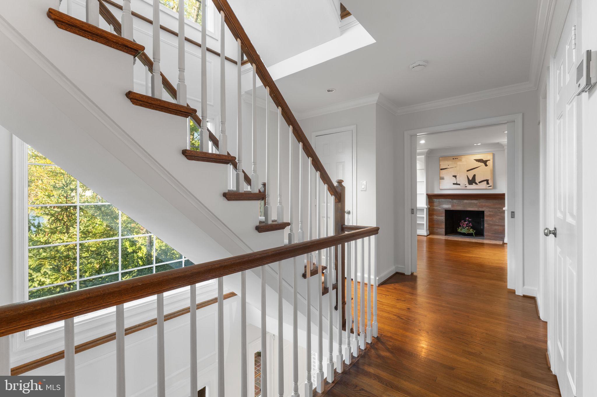 6619 Madison McLean Drive McLean, VA 22101 - Photo 16 of 54 a view of entryway and hall with wooden floor