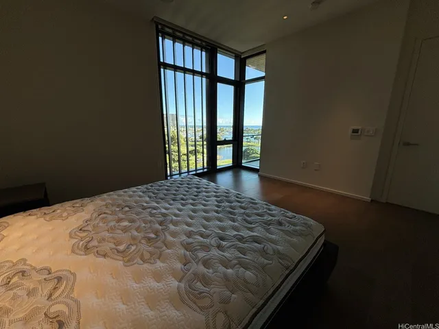 a view of a bedroom