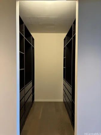 a view of walk in closet