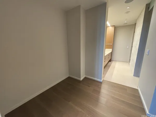 a view of hallway with stairs