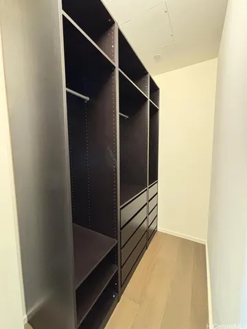 a view of walk in closet