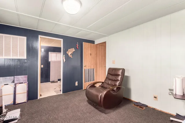 a room with furniture and windows