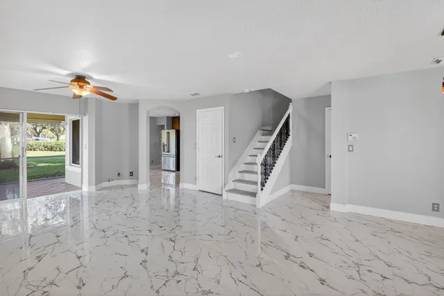 wooden floor in an empty room