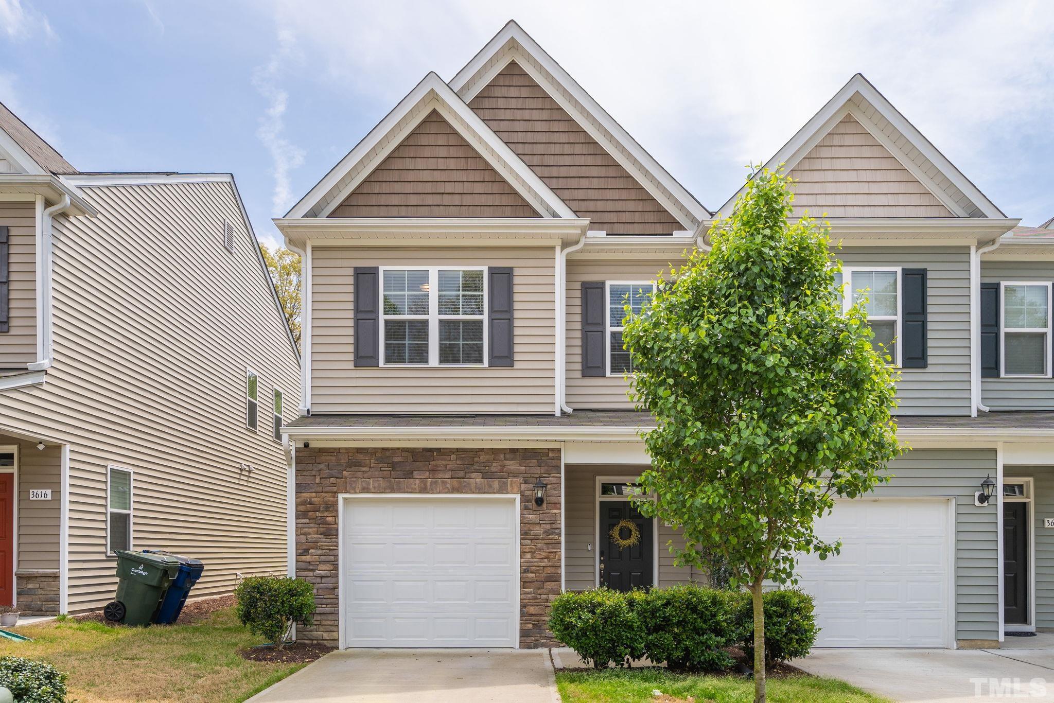 3614 Water Mist Lane Raleigh, NC 27604 - Photo 2 of 50 front view of a house with a yard