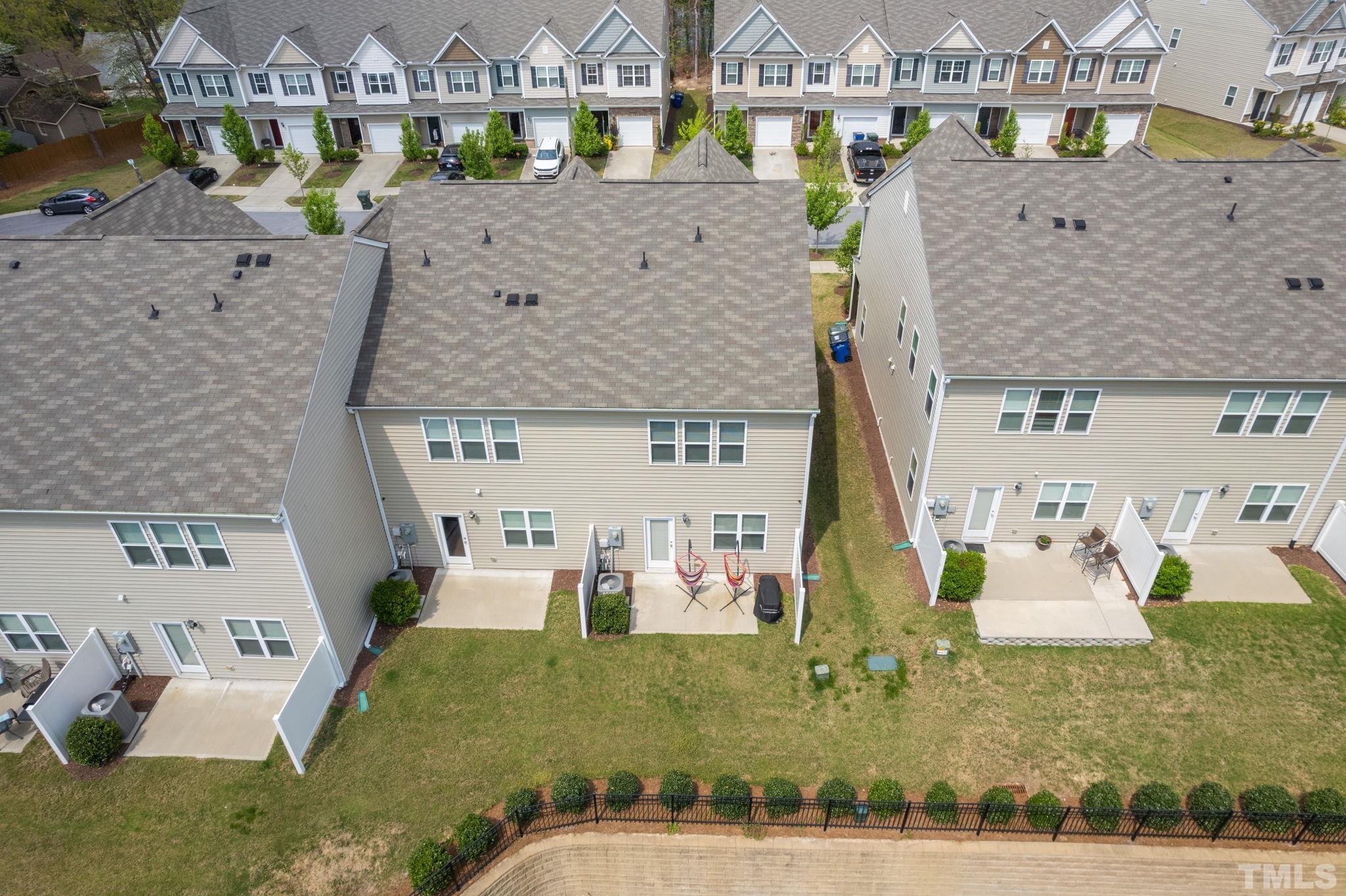 3614 Water Mist Lane Raleigh, NC 27604 - Photo 38 of 50 an aerial view of residential houses with outdoor space