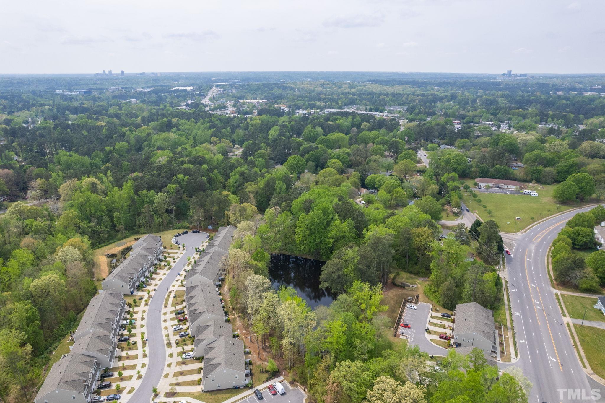 3614 Water Mist Lane Raleigh, NC 27604 - Photo 46 of 50 an aerial view of a city
