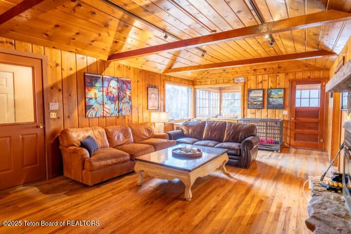 750 South Millward Street Jackson, WY 83001 - Photo 8 of 25 Living Room to Sunroom