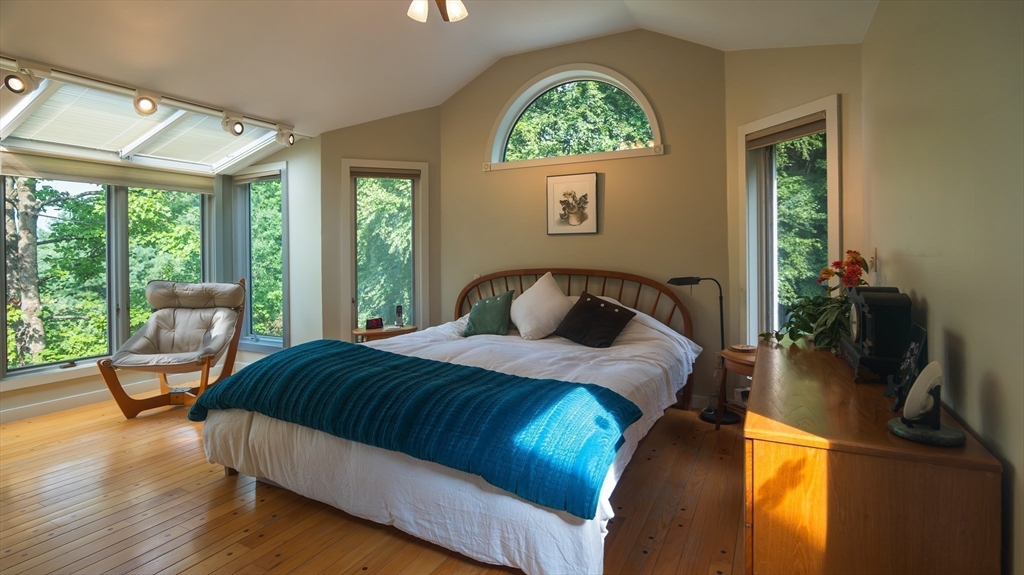 1 Long Plain Road Leverett, MA 01054 - Photo 4 of 39 a bedroom with a bed and a window