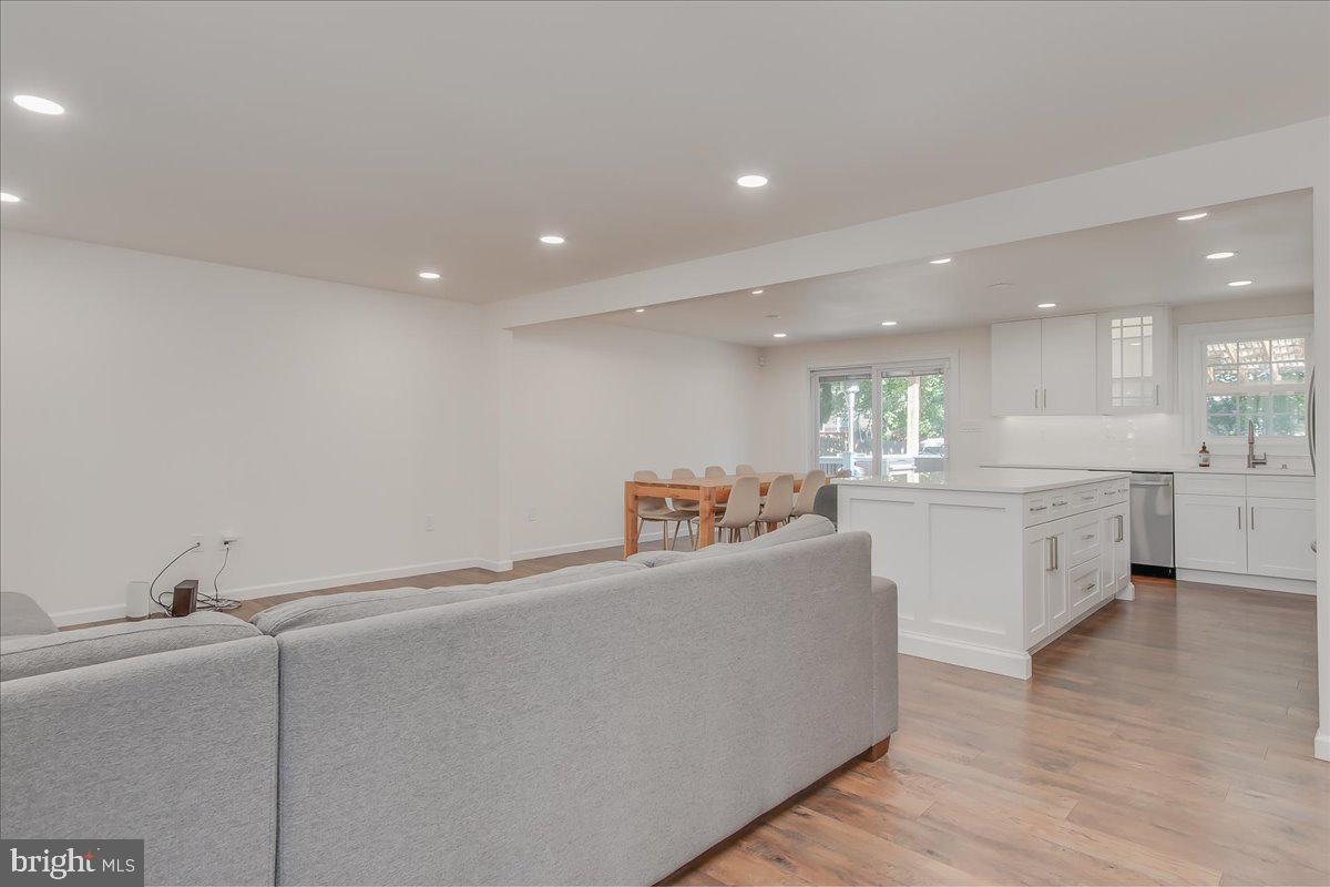 1201 Schaffer Drive Frederick, MD 21702 - Photo 13 of 46 Living Room into Kitchen