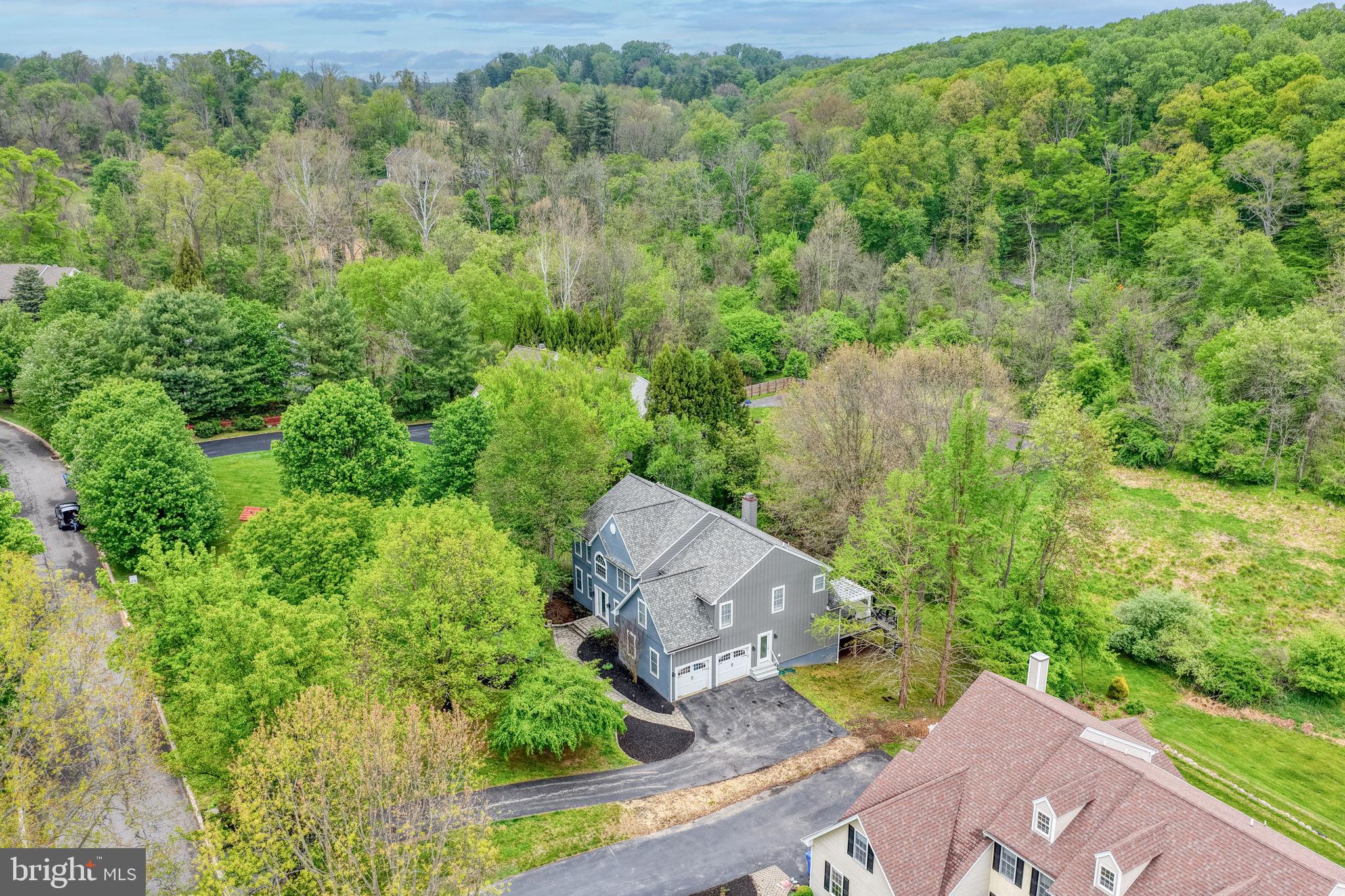 357 Willits Way Garnet Valley, PA 19060 - Photo 62 of 63 an aerial view of a house with a yard