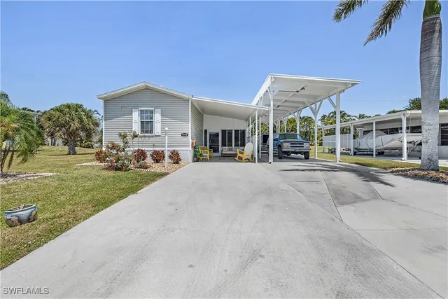 a view of a building with a street