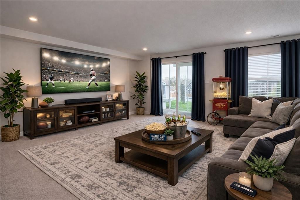 143 Providence Way Pittsburgh, PA 15234 - Photo 43 of 50 VIRTUALLY STAGED FOR INSPIRATION - LOWER LEVEL GAME ROOM -