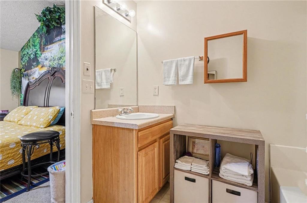 204 Hailey Lane Griffin, GA 30223 - Photo 18 of 32 a bathroom with a sink and a mirror