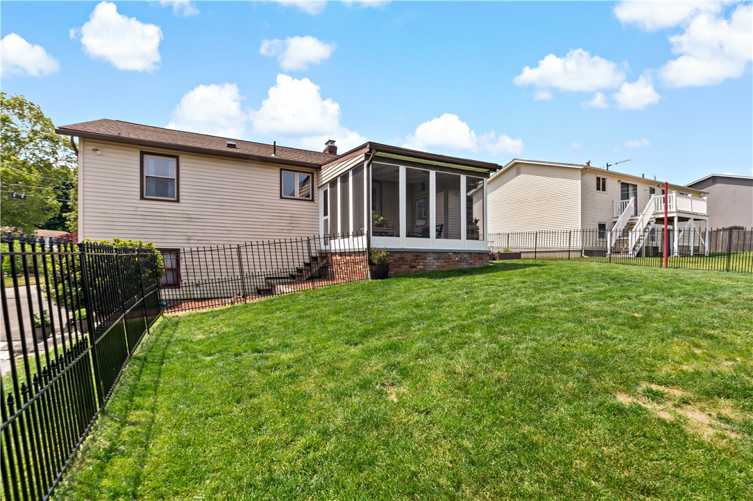 176 Rutland Street Cranston, RI 02920 - Photo 33 of 36 Lovely backyard space, fully fenced in