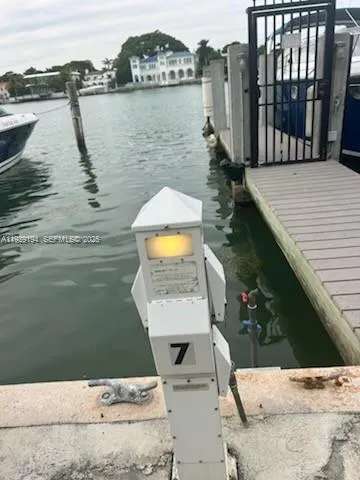 a view of a lake with boats