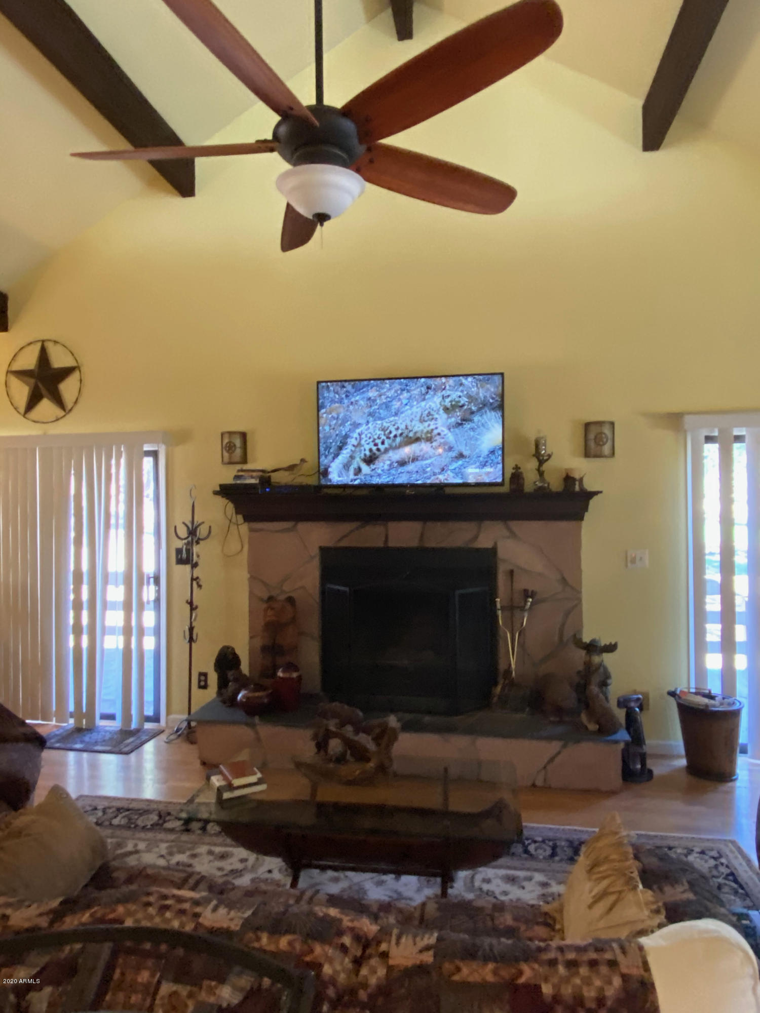 Large Fireplace