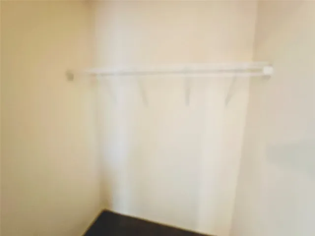 a view of small space with racks on the wall