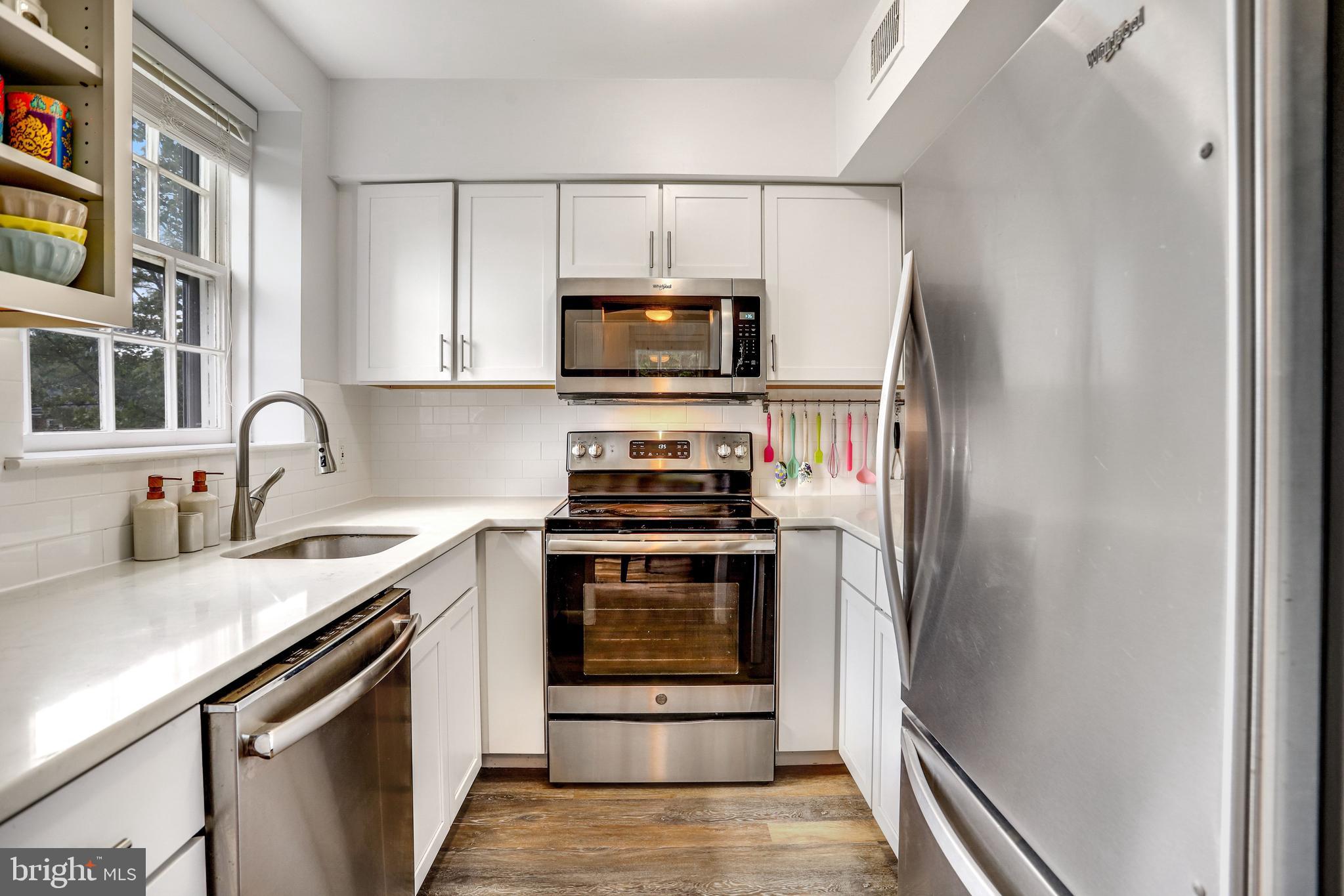 3856 Porter Street Northwest, Unit B368 Washington, DC 20016 - Photo 12 of 41 Renovated kitchen