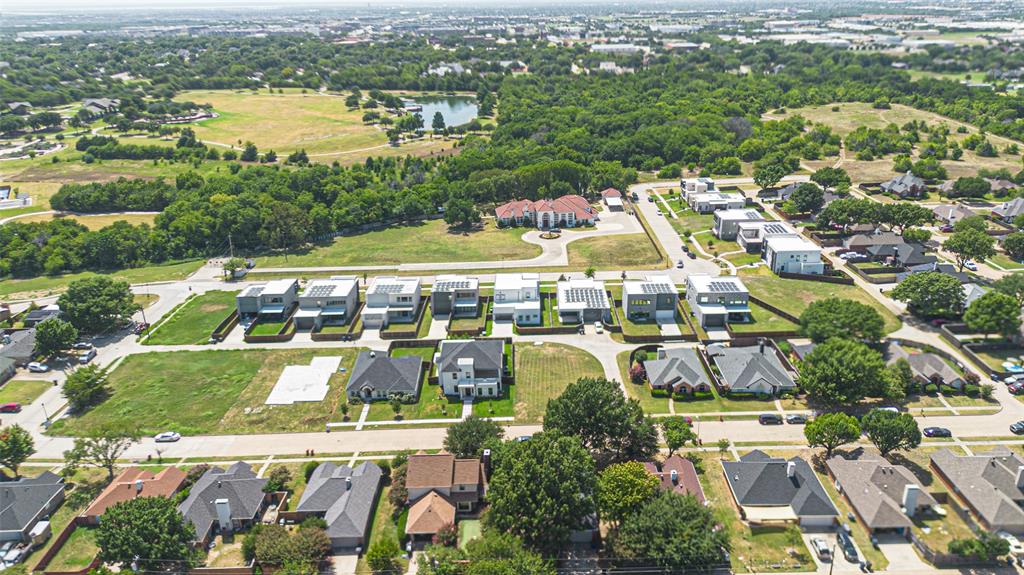 9749 Williford Trail Frisco, TX 75033 - Photo 18 of 30 an aerial view of residential houses with outdoor space and river