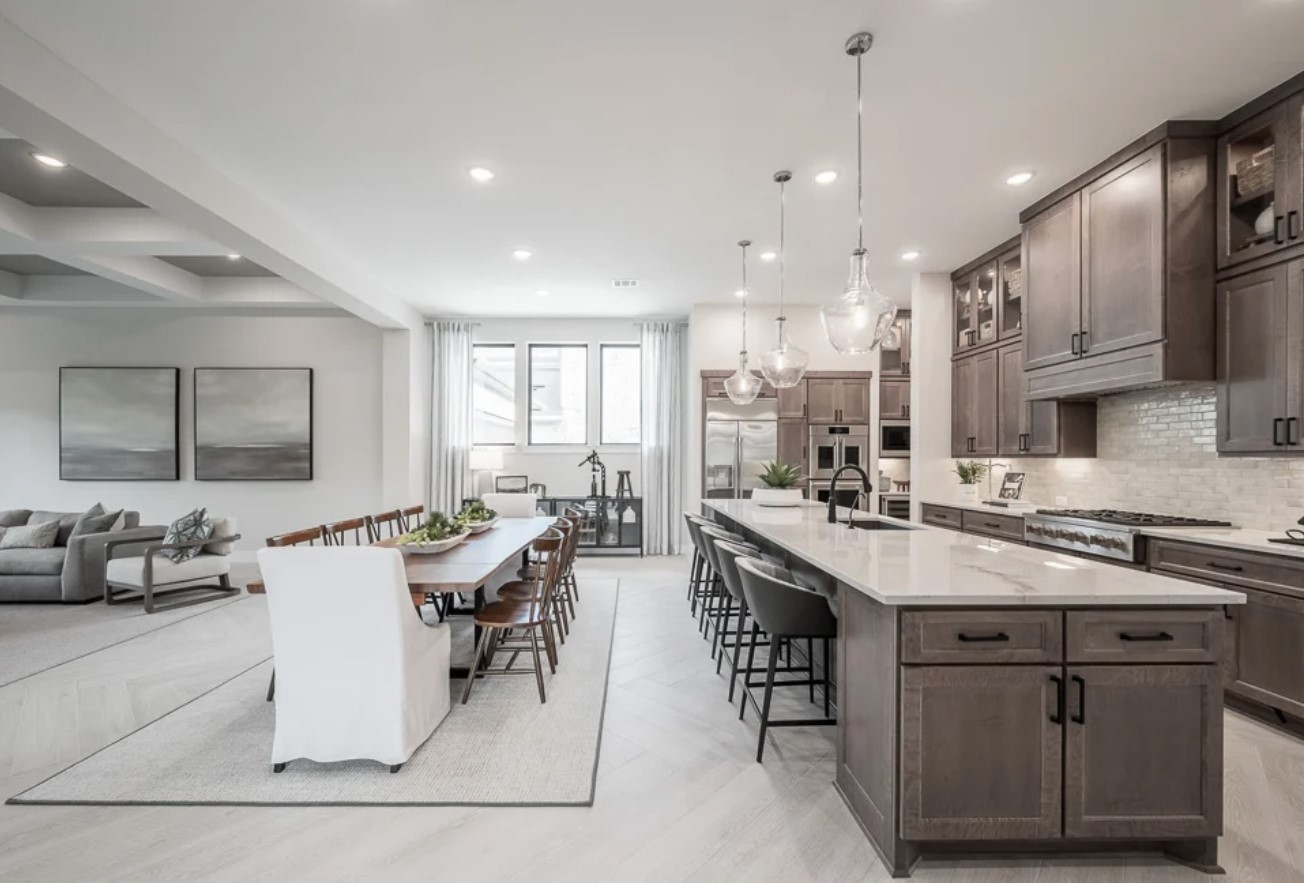 28005 Shining Trails Court Spring, TX 77386 - Photo 2 of 7 a kitchen with counter space appliances and a view of living room