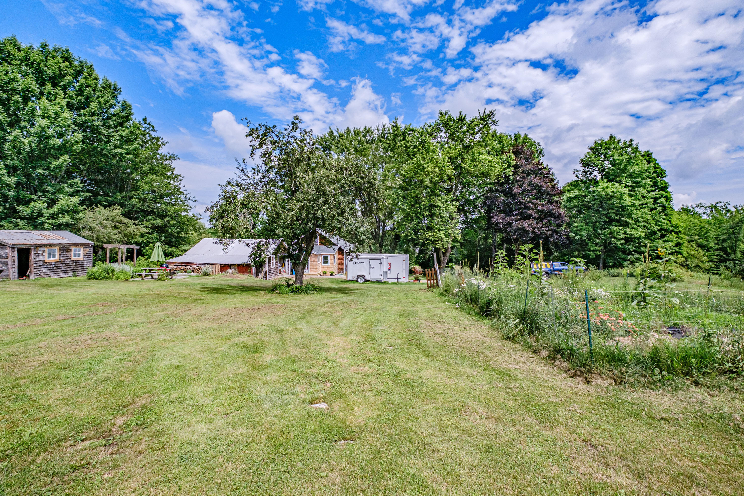 190 Millay Road Bowdoinham, ME 04008 - Photo 46 of 53 Fenced Garden