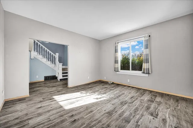 a view of an empty room with window