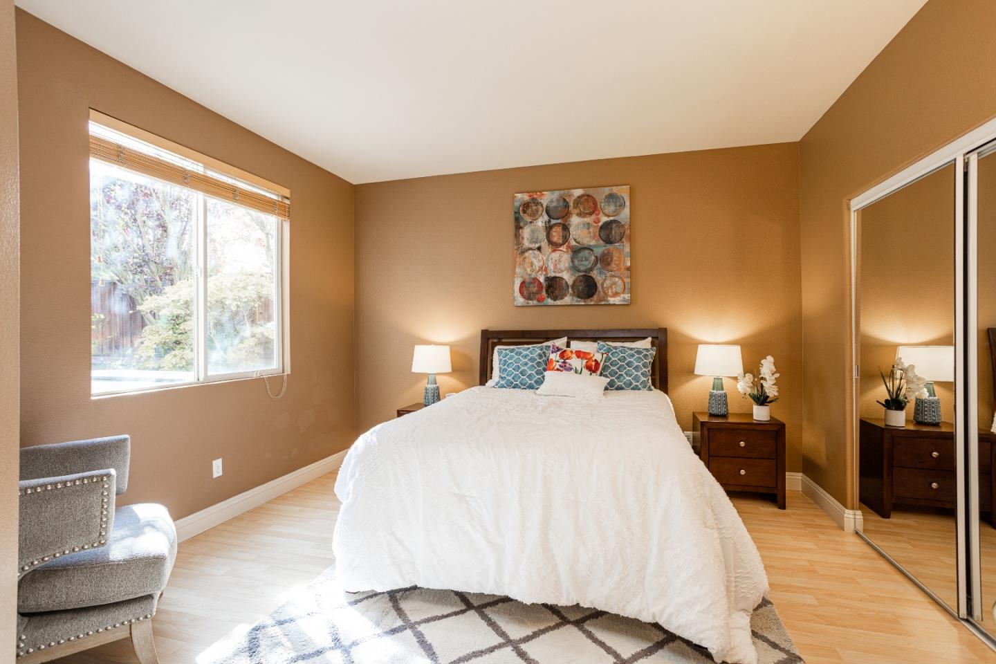 52 Foster Drive San Ramon, CA 94583 - Photo 22 of 50 a bedroom with a large bed and a window