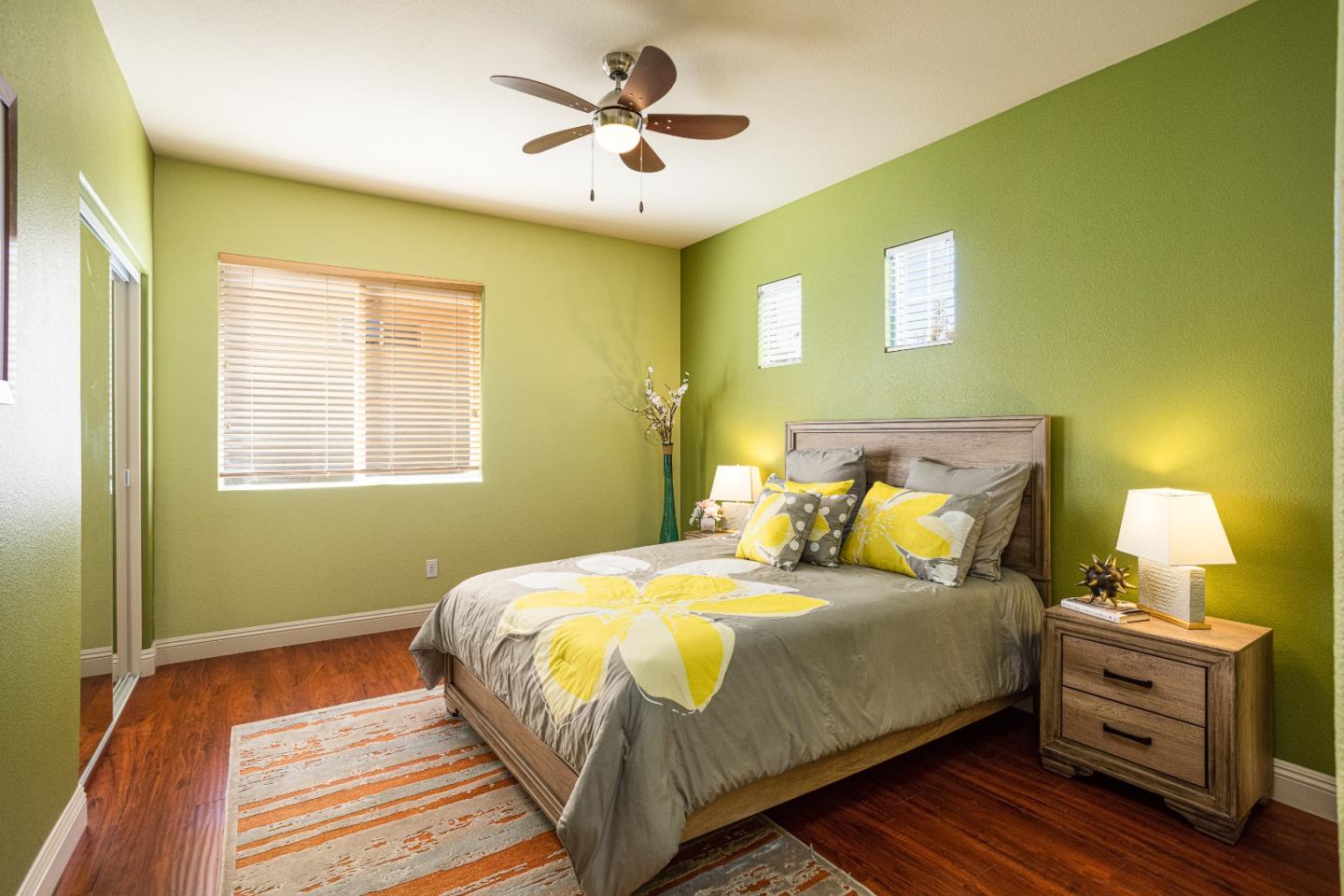 52 Foster Drive San Ramon, CA 94583 - Photo 30 of 50 a bedroom with a bed and wooden floor