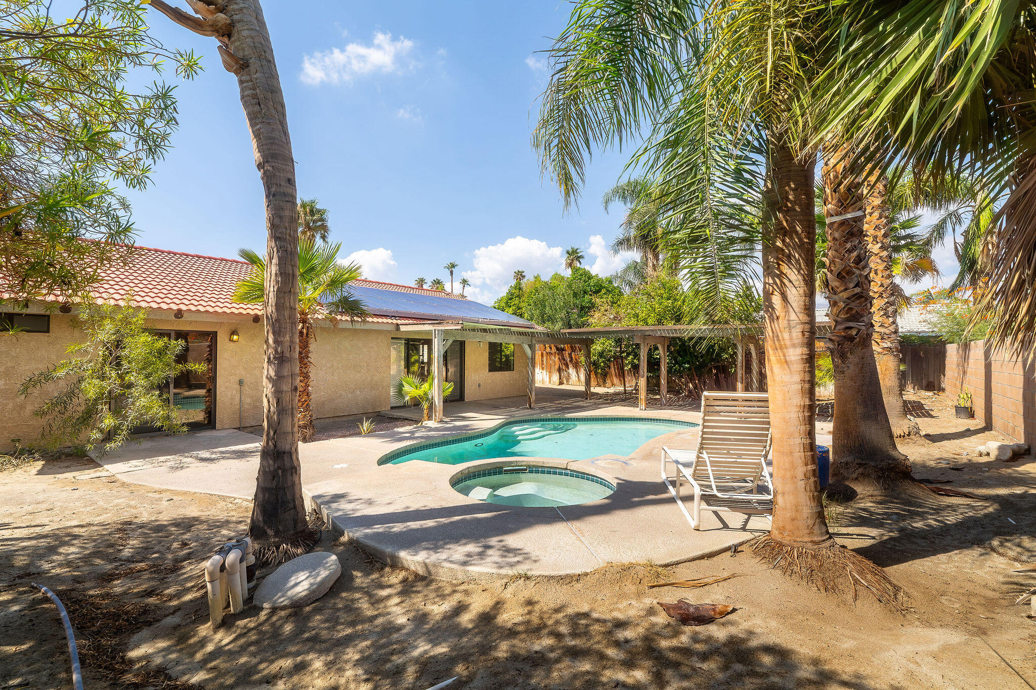68750 Fortuna Road Cathedral City, CA 92234 - Photo 33 of 42 a view of a house with a yard