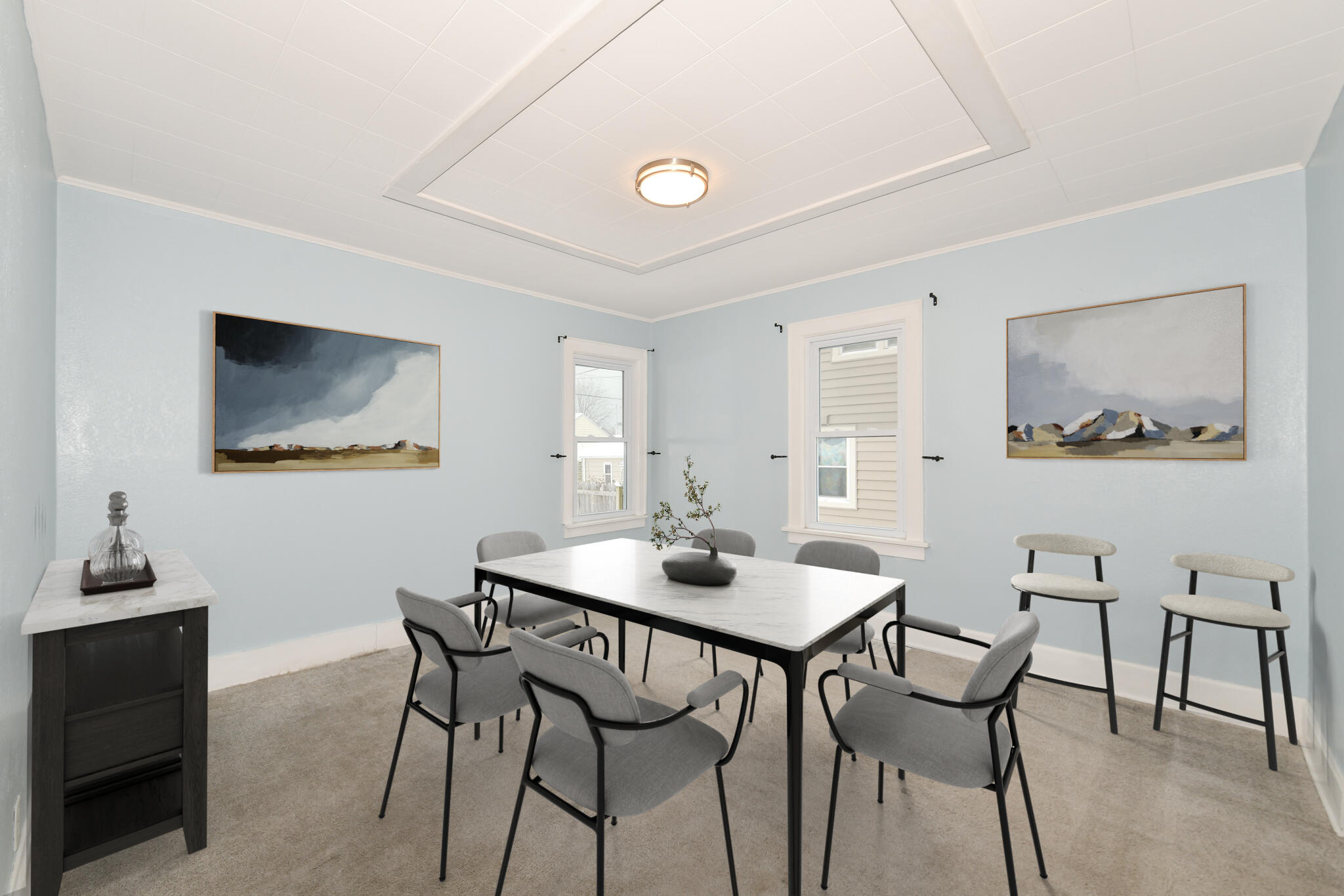 7413 15th Avenue Kenosha, WI 53143 - Photo 10 of 28 Virtually Staged Living Room