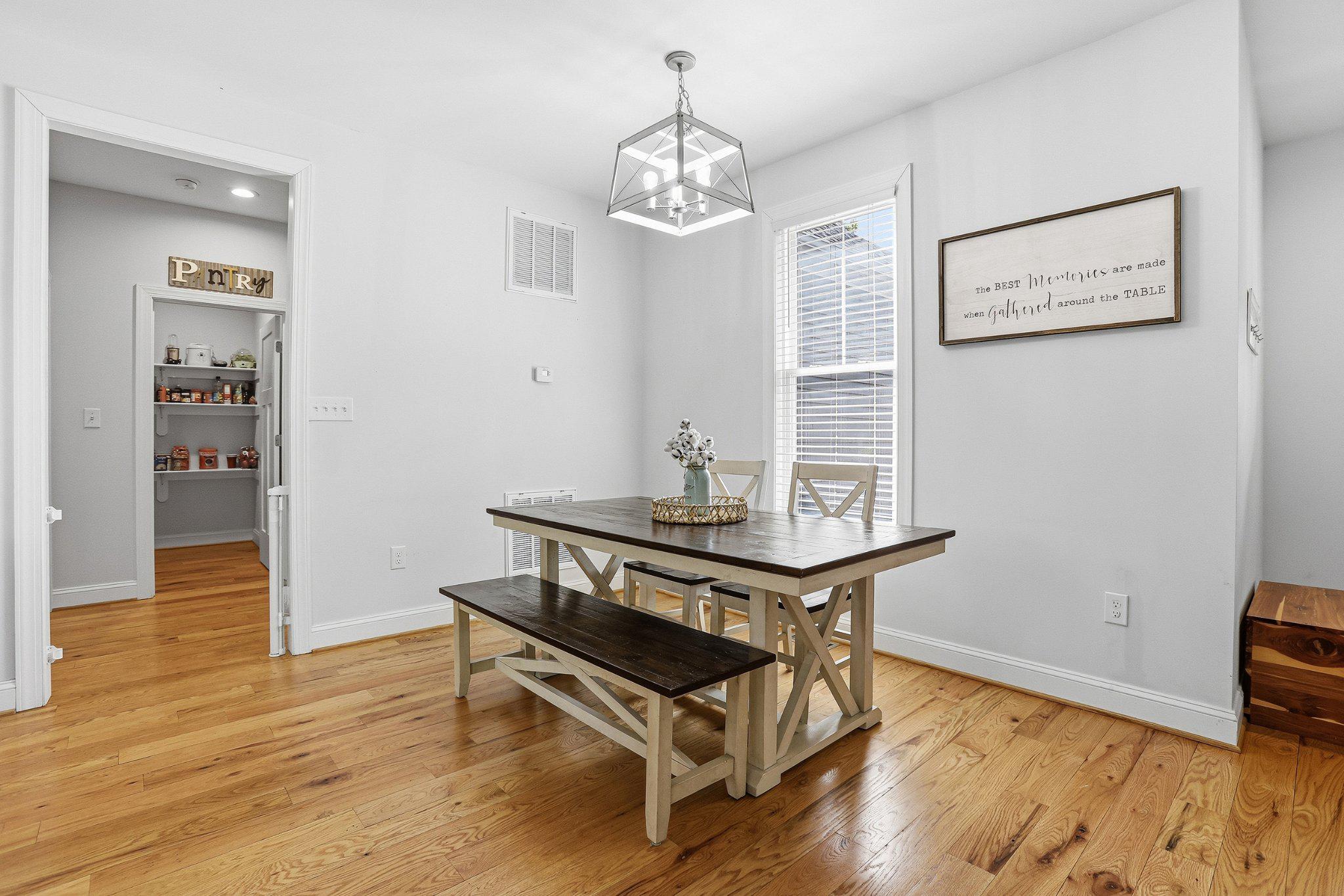 596 Welltown Road Winchester, VA 22603 - Photo 6 of 38 Dining Area, wide plank Hardwood Flooring