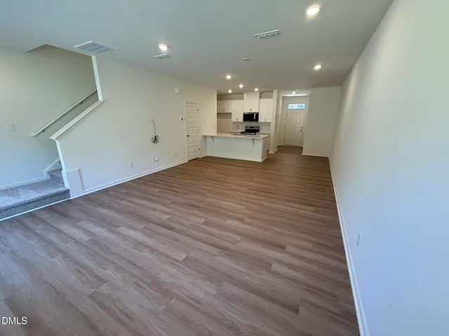 a view of kitchen and utility room