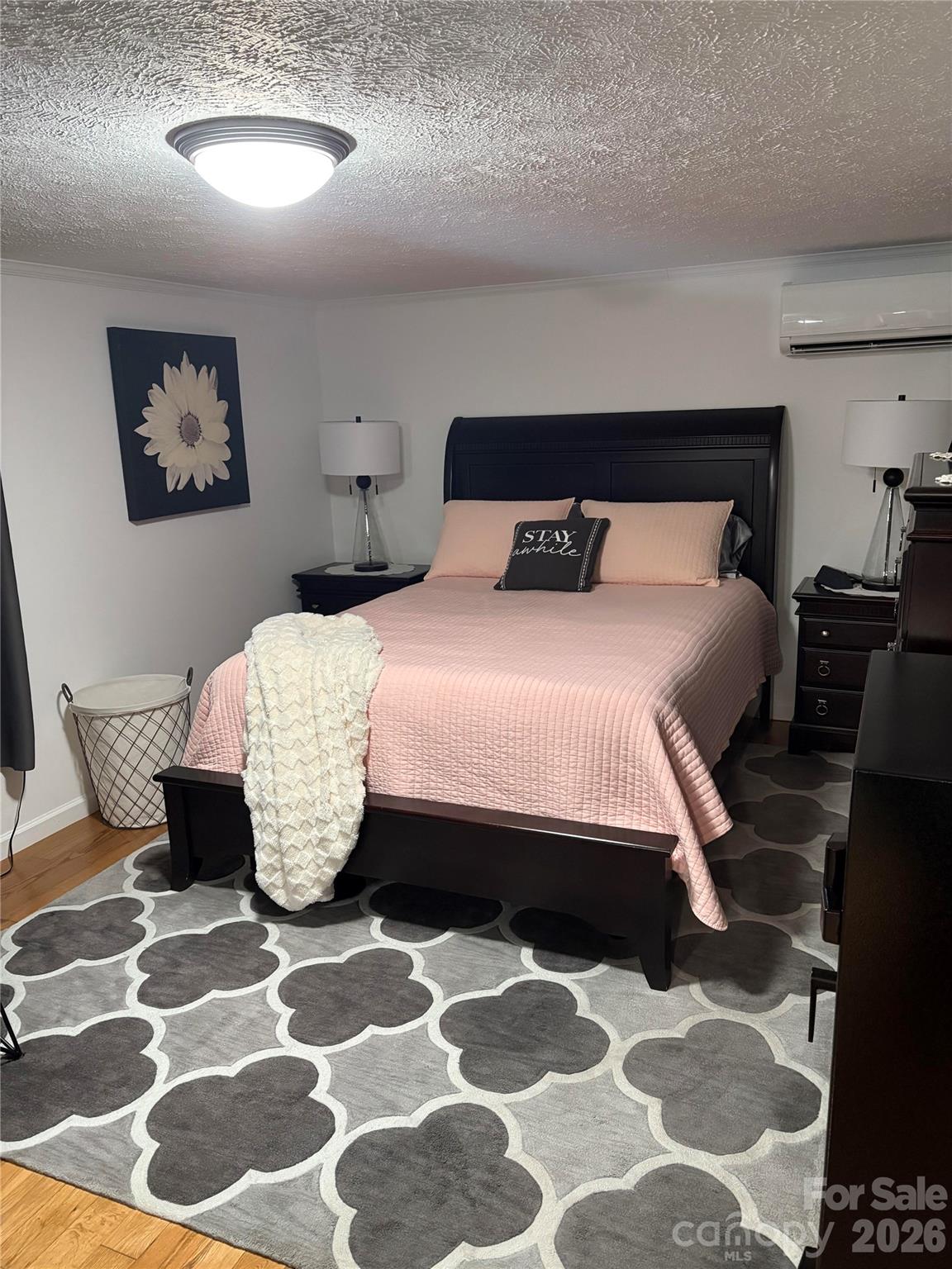 20 Ox Crk Road Weaverville, NC 28787 - Photo 20 of 22 a bedroom with a bed and wooden floor
