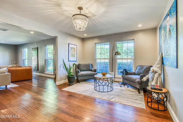 a view of a living room