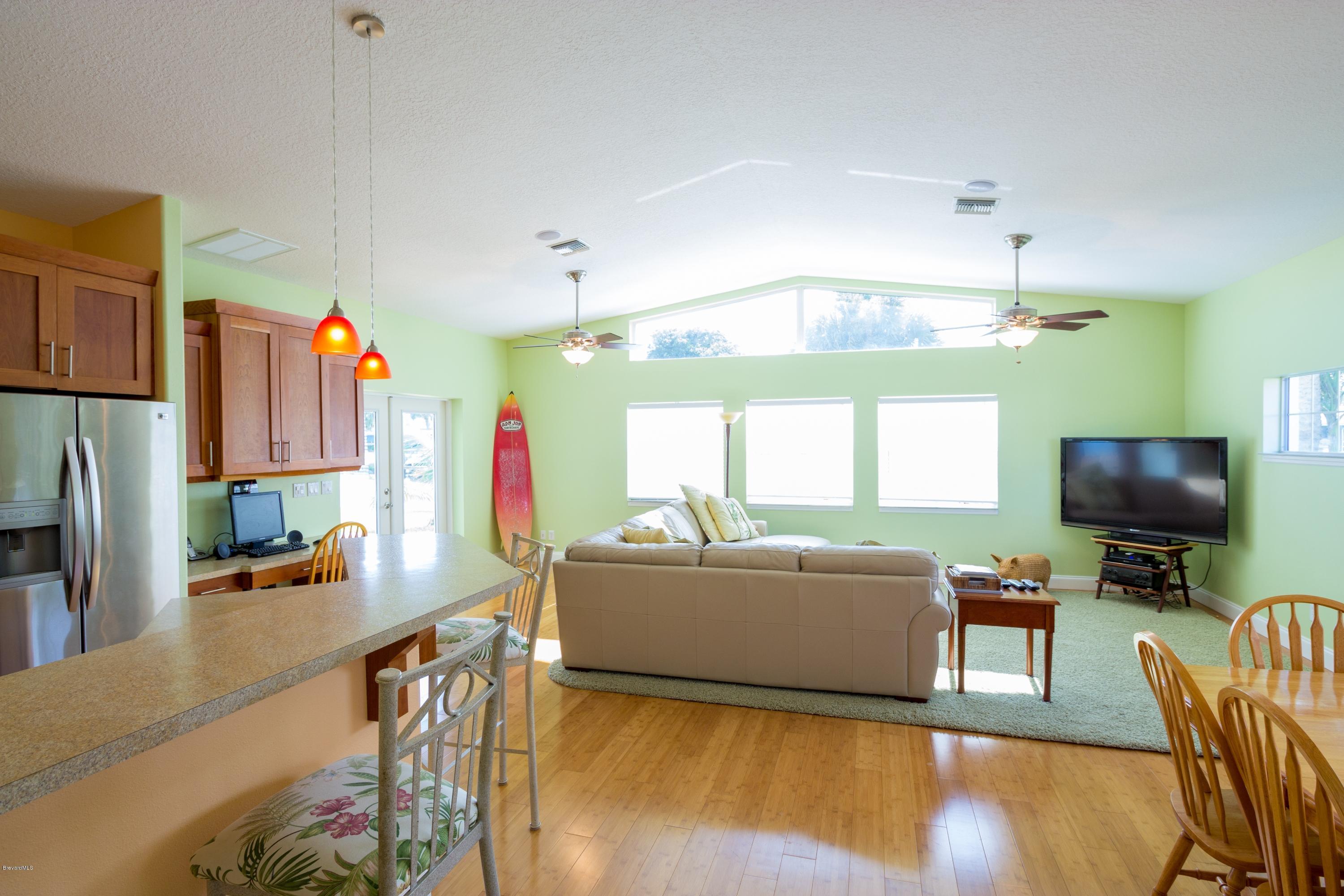 114 Aucila Road Cocoa Beach, FL 32931 - Photo 10 of 34 VAULTED CEILINGS!