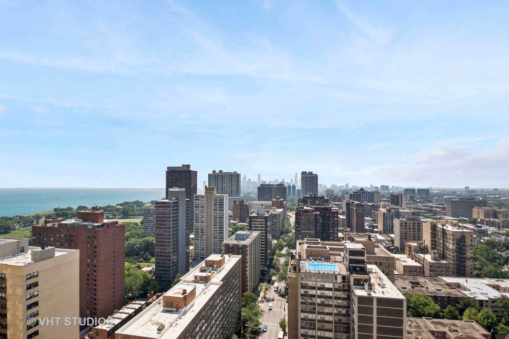 3150 North Sheridan Road, Unit 5A Chicago, IL 60657 - Photo 30 of 34 an aerial view of city