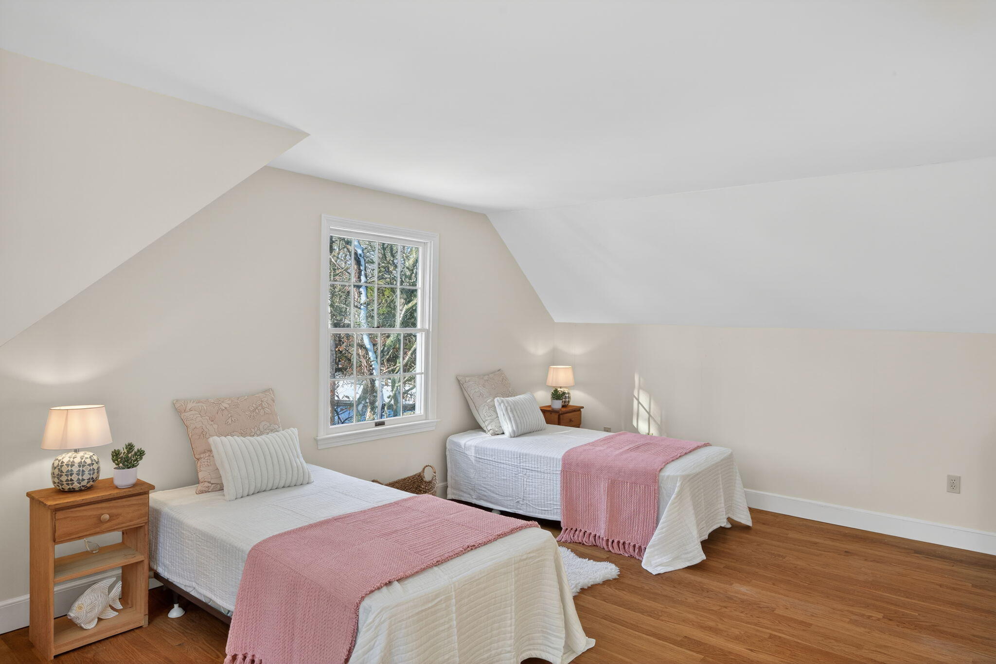 54 Marthas Lane Harwich, MA 02645 - Photo 34 of 53 a bedroom with two beds and wooden floor