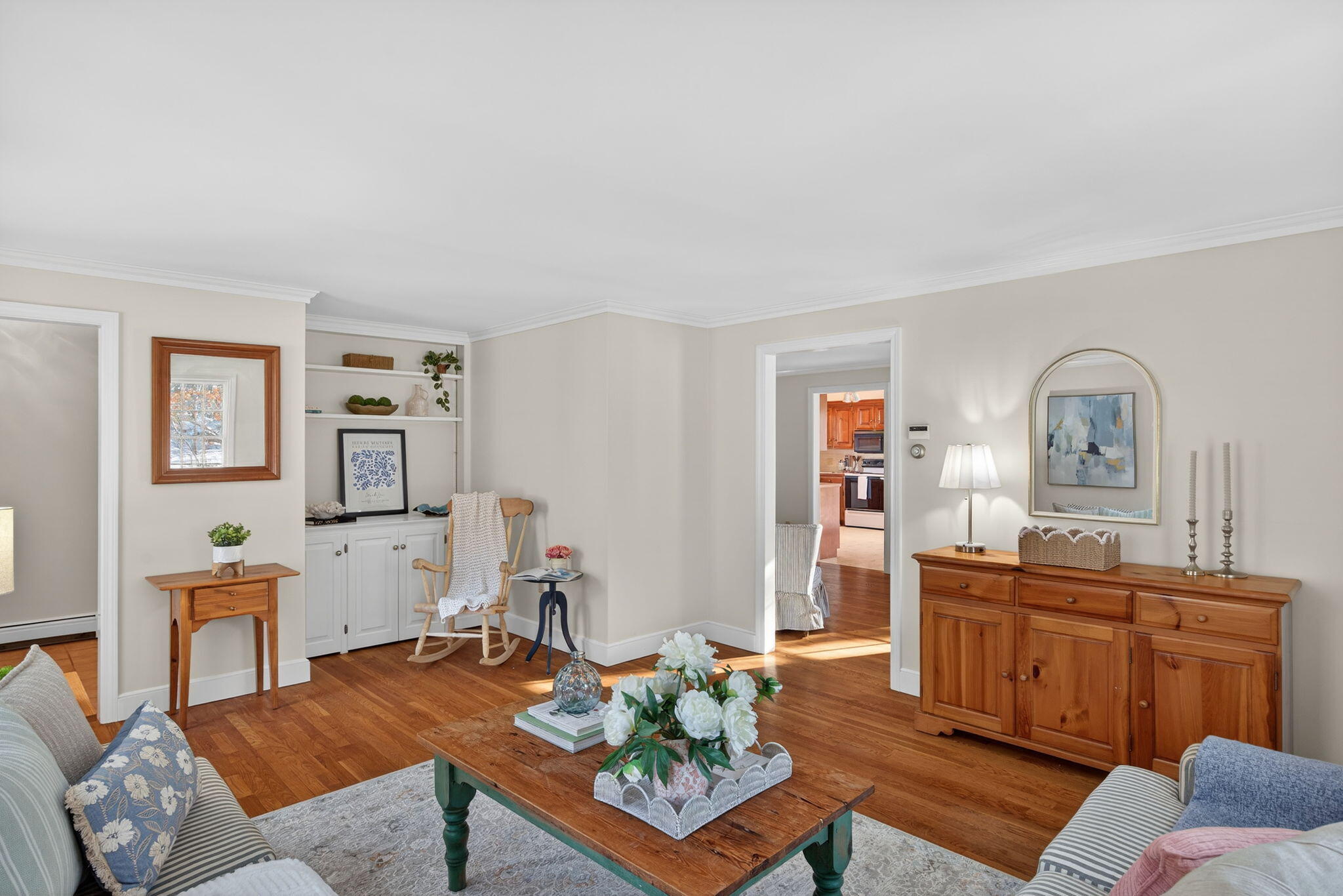 54 Marthas Lane Harwich, MA 02645 - Photo 4 of 53 a living room with furniture and wooden floor