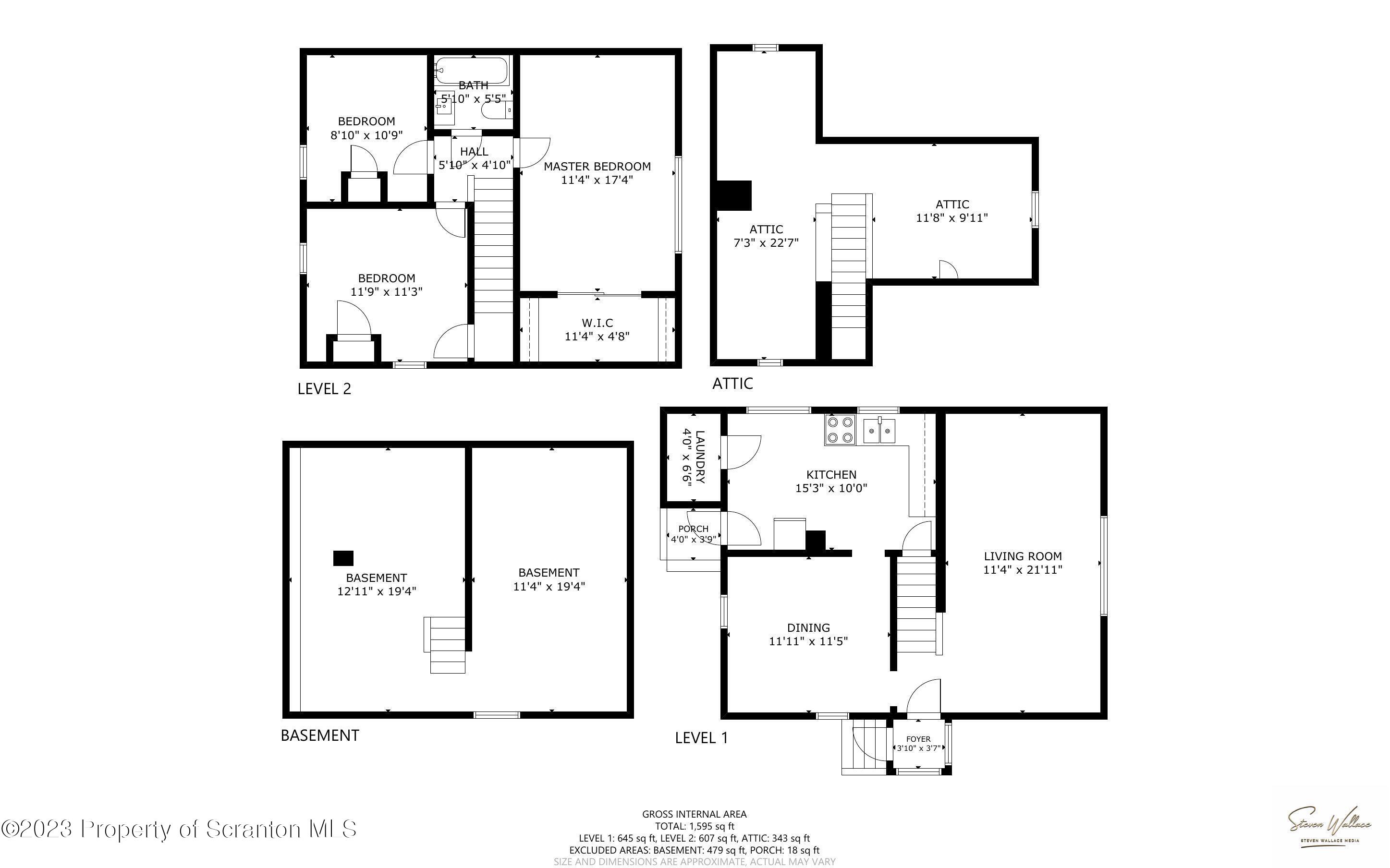 915 Ridge Avenue Scranton, PA 18510 - Photo 37 of 39 a picture of a bench in front of door