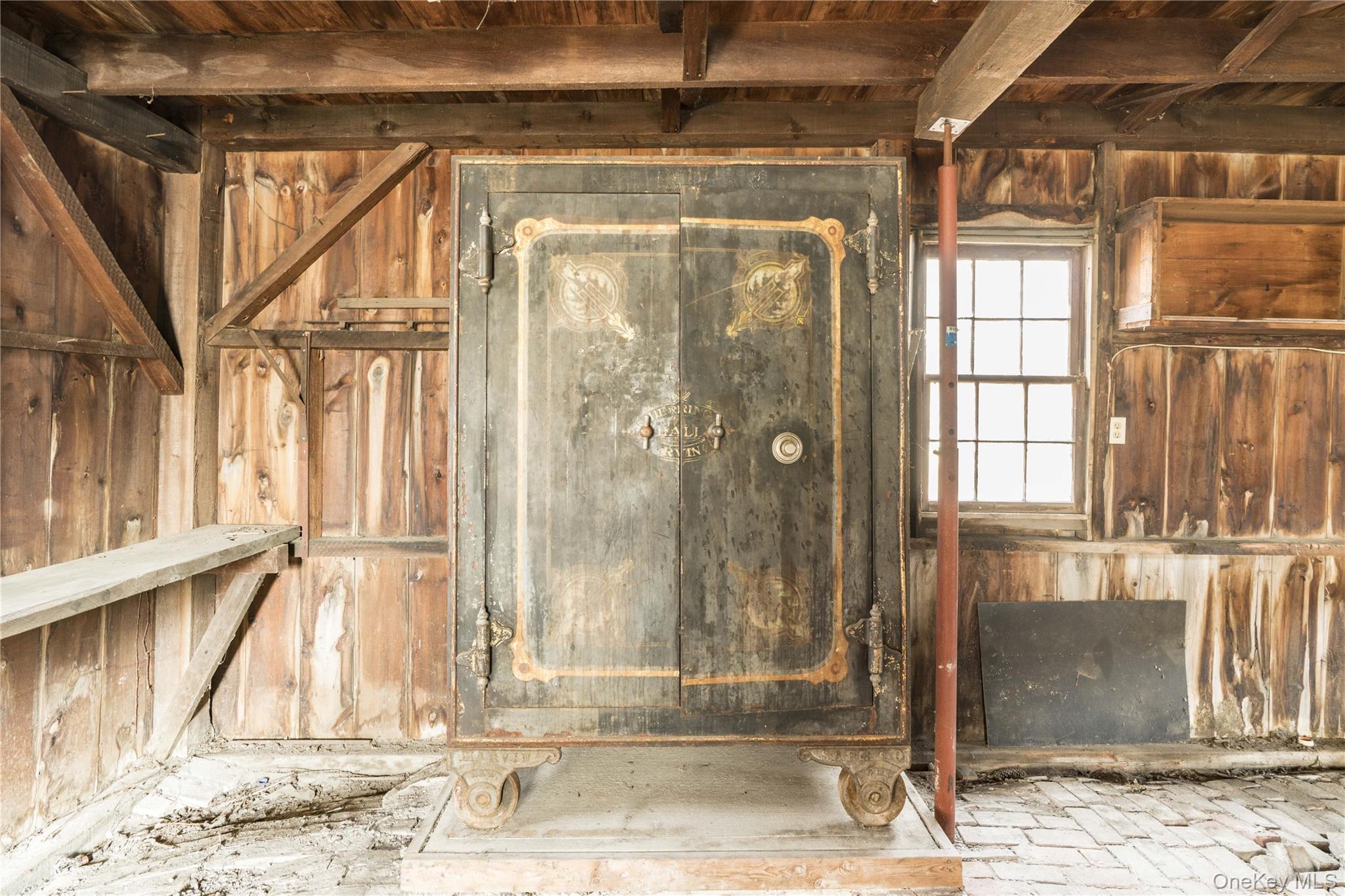 9 Maple Street Fishkill, NY 12524 - Photo 12 of 14 Interior of Barn with Huge Wells Fargo style Safe